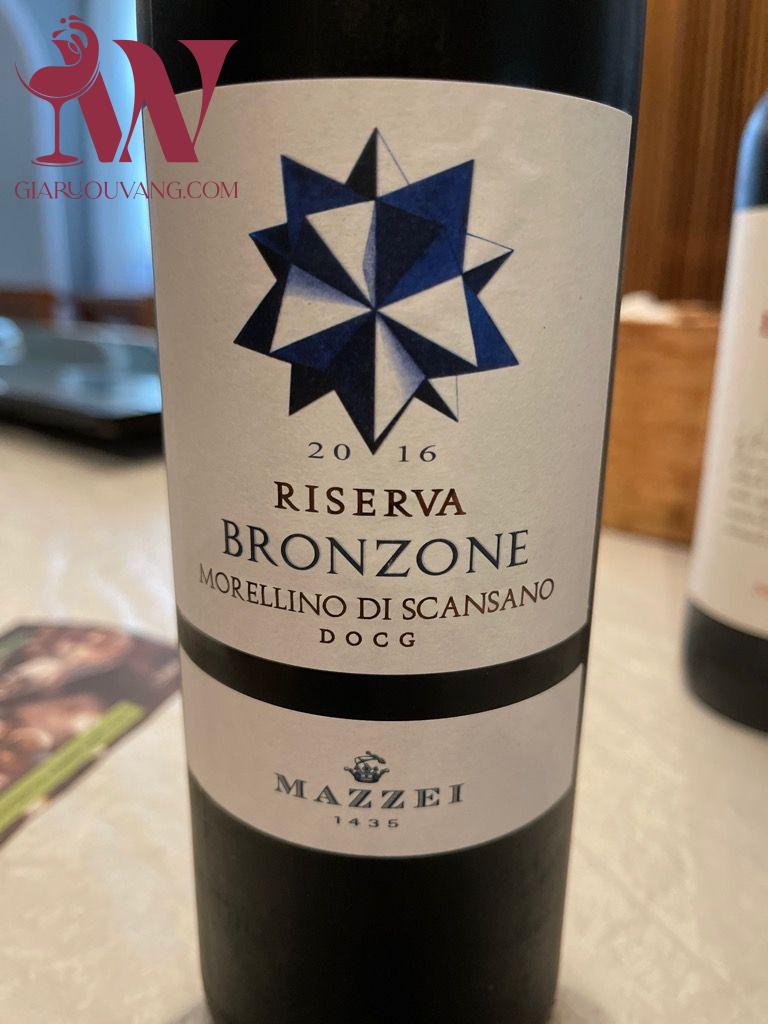 VANG Ý MAZZEI BRONZONE MORELLINO DI SCANSANO RISERVA