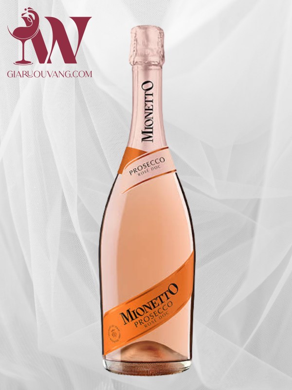 VANG SỦI MIONETTO PROSECCO ROSÉ 11 ĐỘ