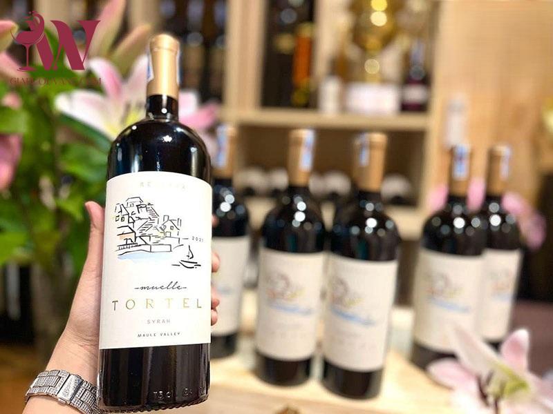 VANG CHILE MUELLE TORTEL RESERVA SYRAH 13,5 ĐỘ-RẺ