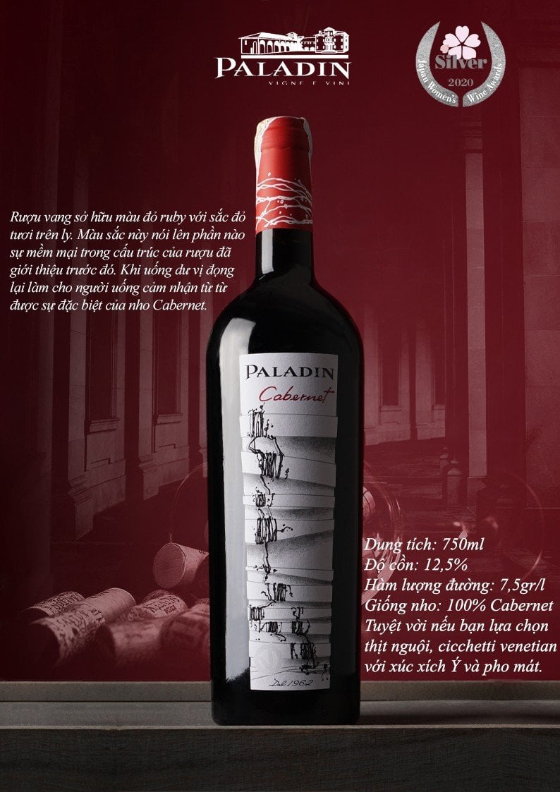 VANG Ý PALADIN VENETO CABERNET 2021