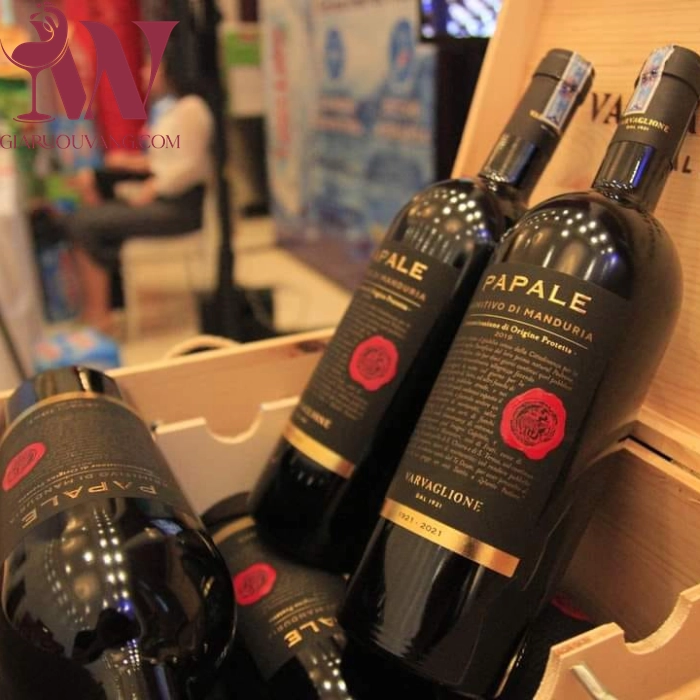 RƯỢU VANG Ý PAPALE PRIMITIVO DI MANDURIA 14,5 ĐỘ