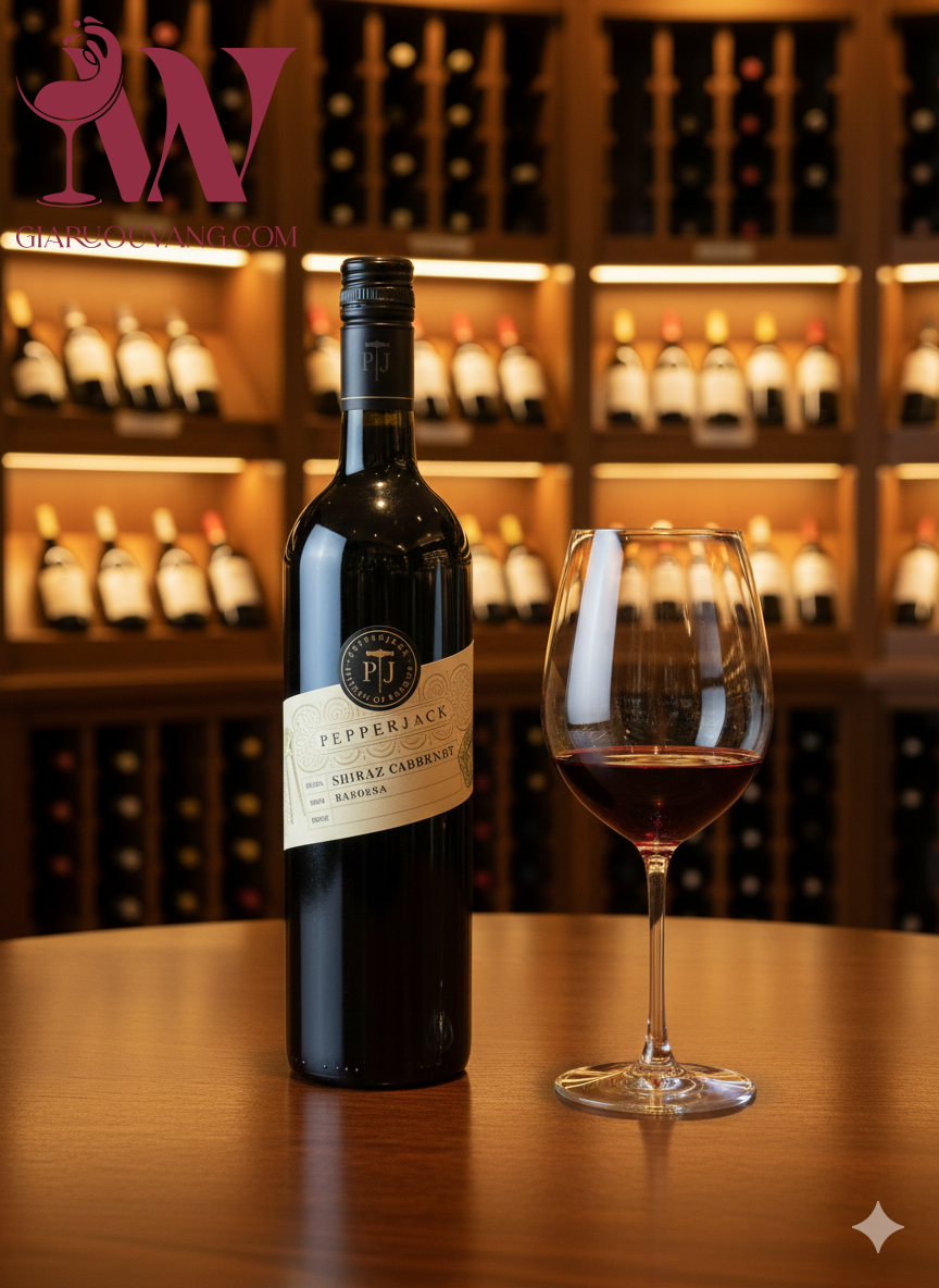 RƯỢU VANG PEPPERJACK SHIRAZ CABERNET-RẺ NHẤT