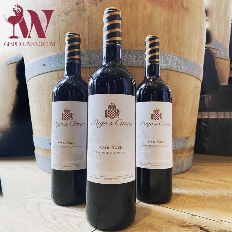 RƯỢU VANG PAGO DE CIRSUS OAK AGED 14,5 ĐỘ