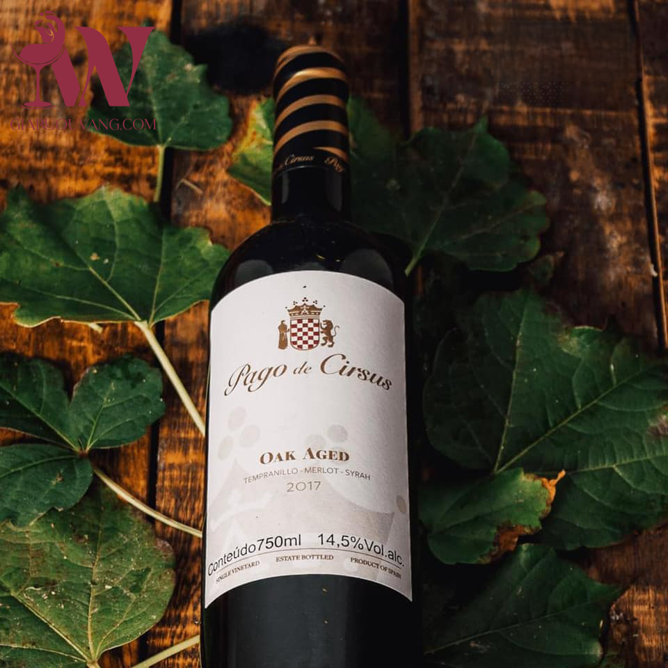 RƯỢU VANG PAGO DE CIRSUS OAK AGED 14,5 ĐỘ
