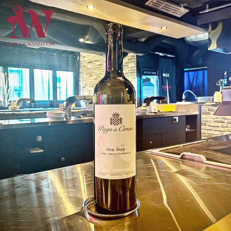 RƯỢU VANG PAGO DE CIRSUS OAK AGED 14,5 ĐỘ
