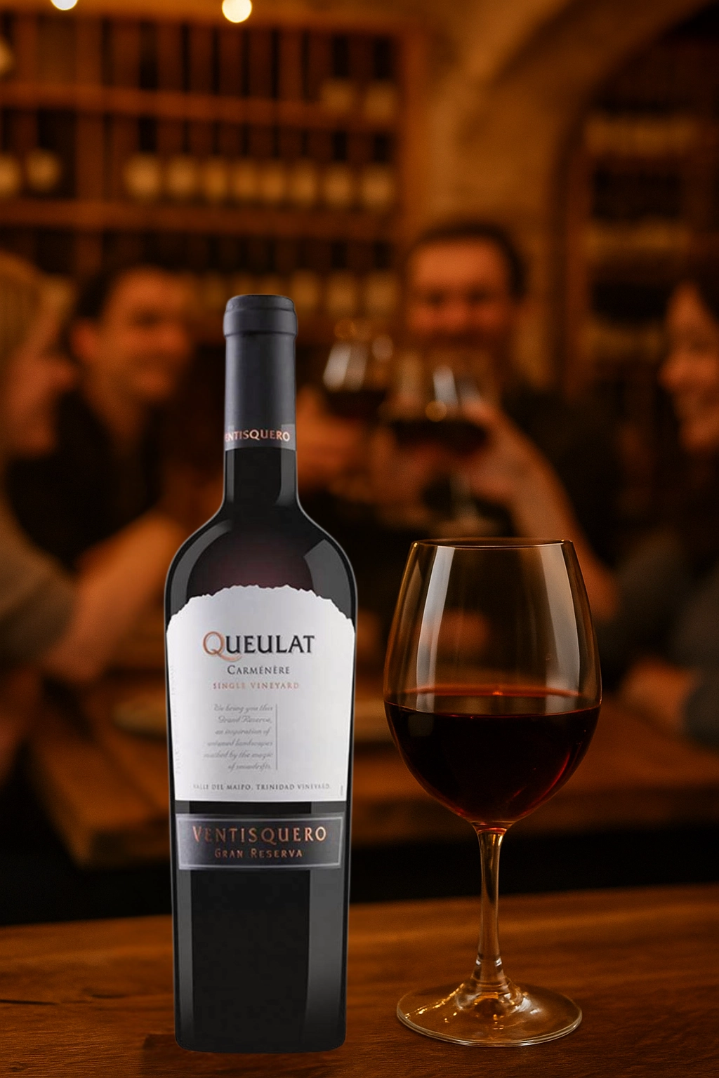 VANG CHILE QUEULAT GRAN RESERVA CARMENERE 13,5 ĐỘ