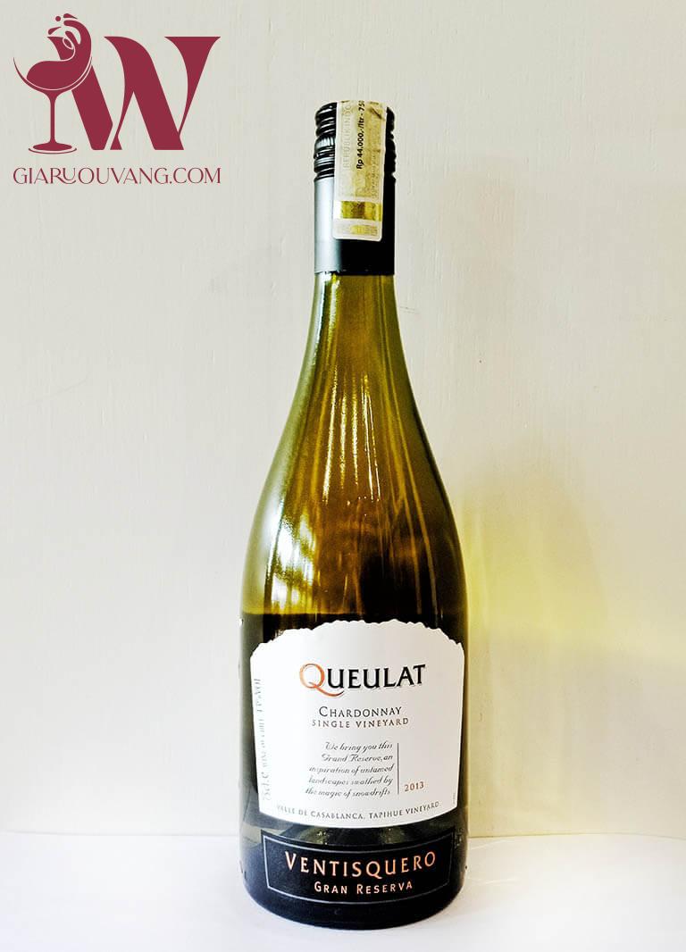 VANG TRẮNG QUEULAT GRAN RESERVA CHARDONNAY RẺ
