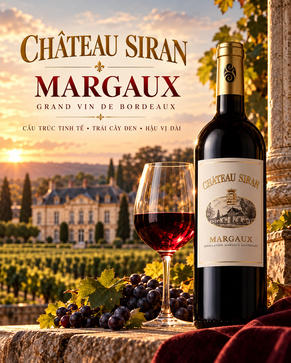 RƯỢU VANG CHATEAU SIRAN MARGAUX