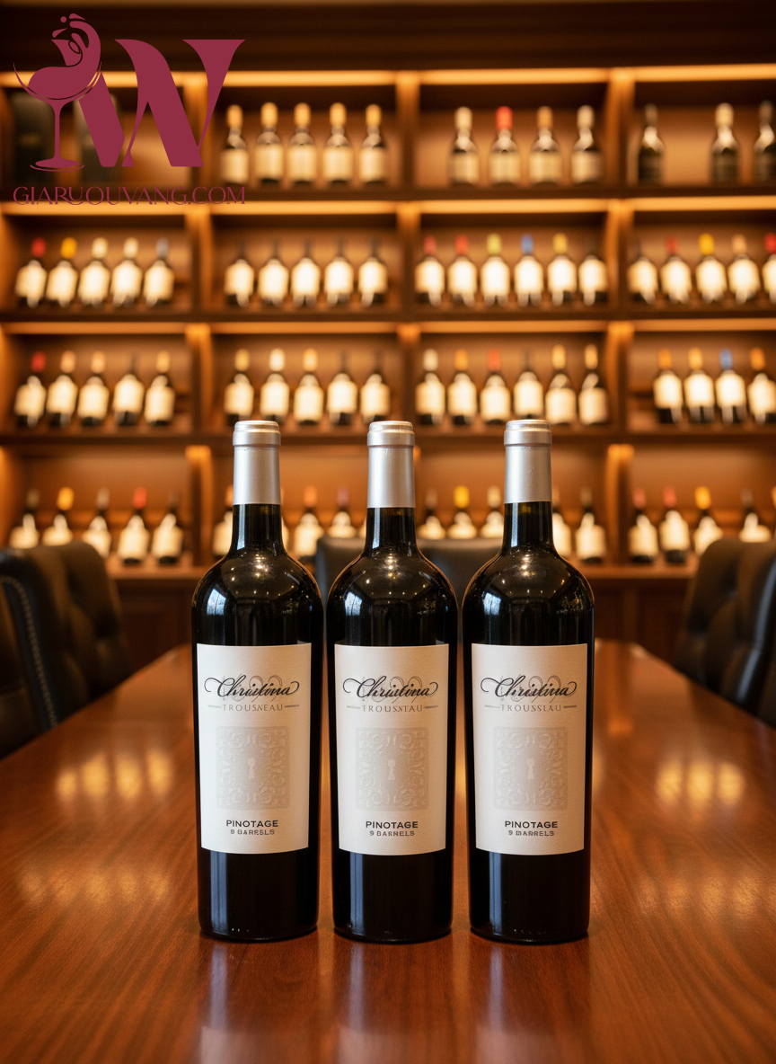 RƯỢU VANG CHRISTINA TROUSSEAU 9 BARRELS PINOTAGE