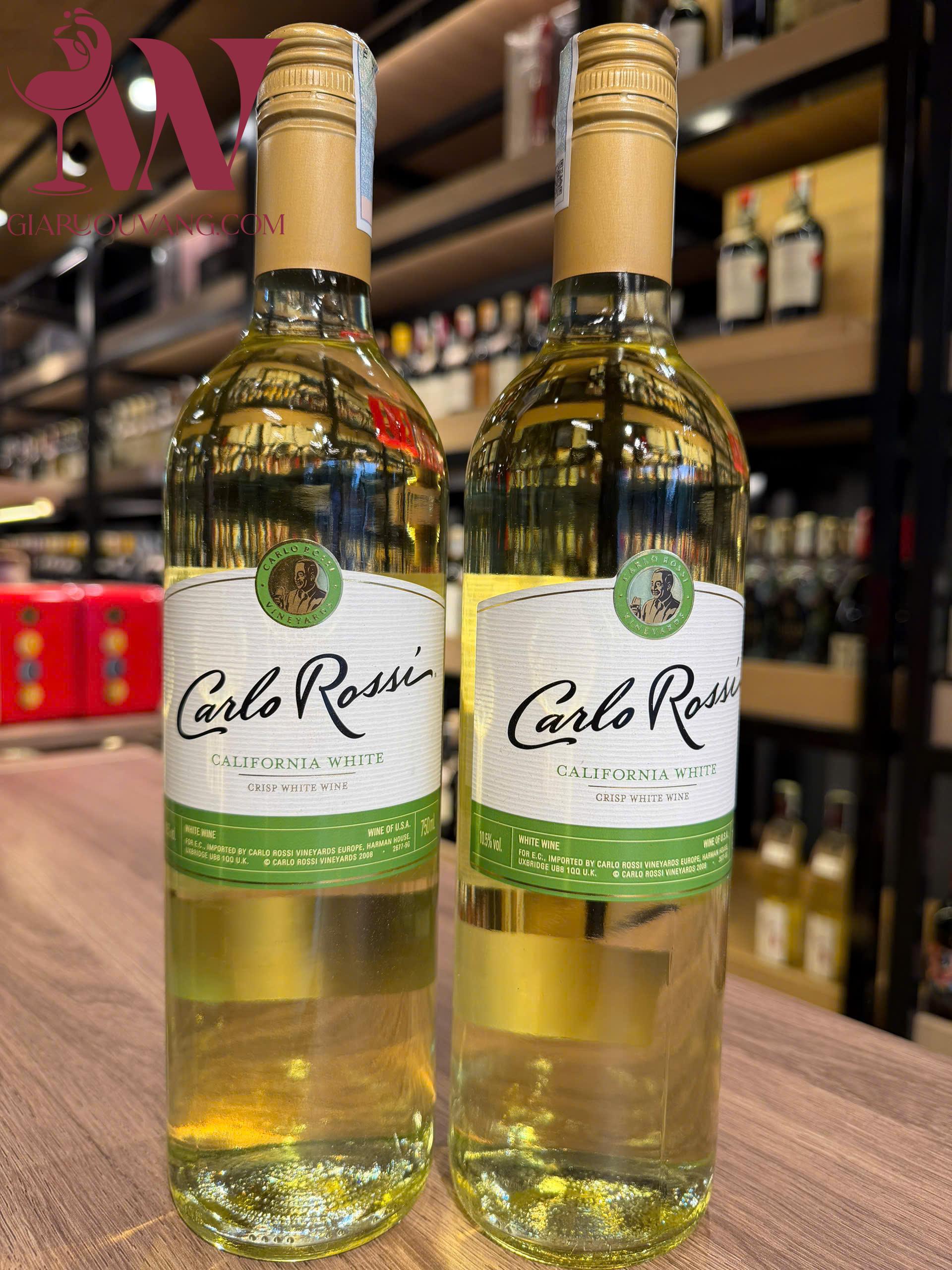 RƯỢU VANG MỸ CARLO ROSSI CALIFORNIA WHITE