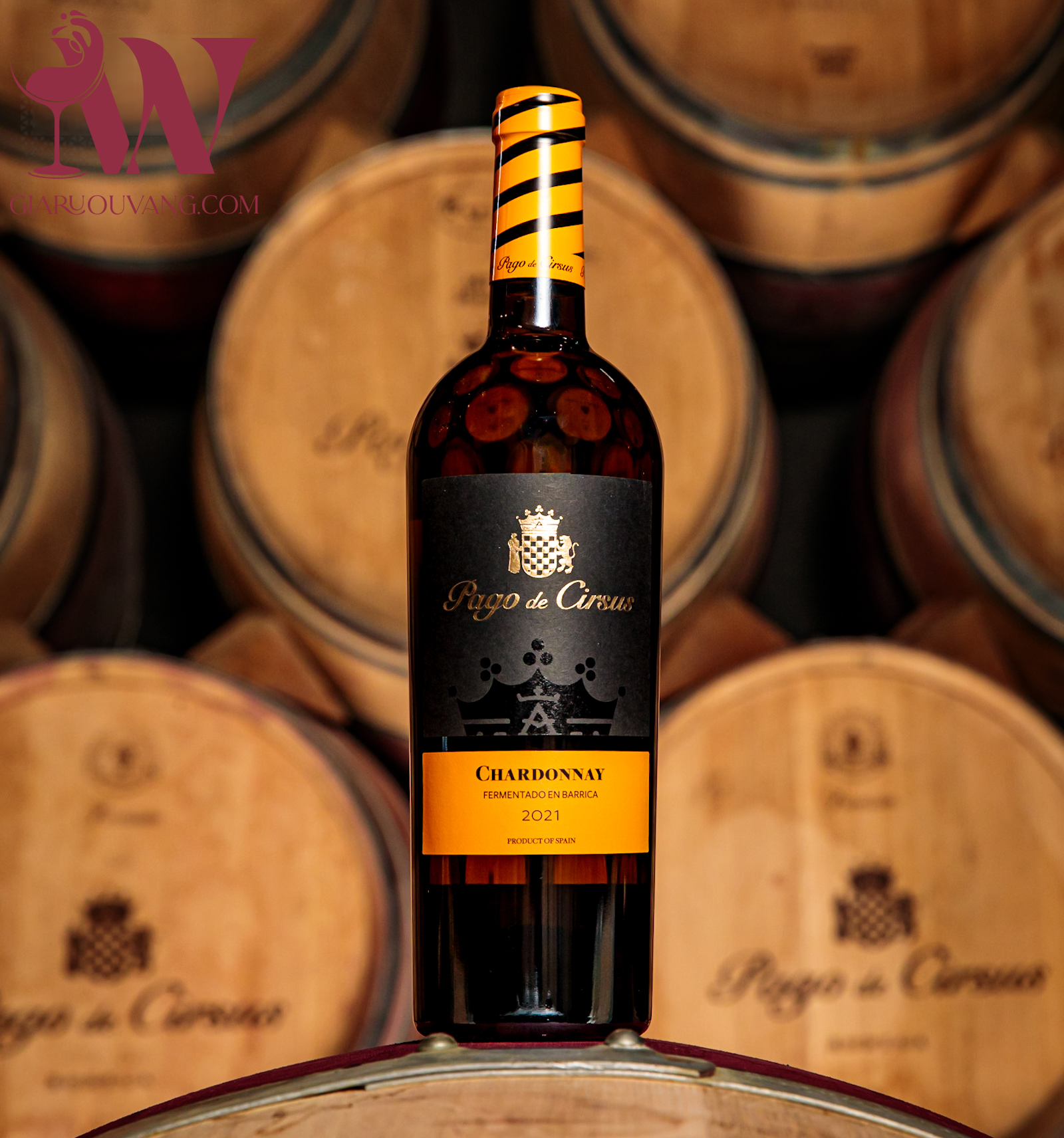 RƯỢU VANG PAGO DE CIRSUS CHARDONNAY FERMENTADO EN BARICA