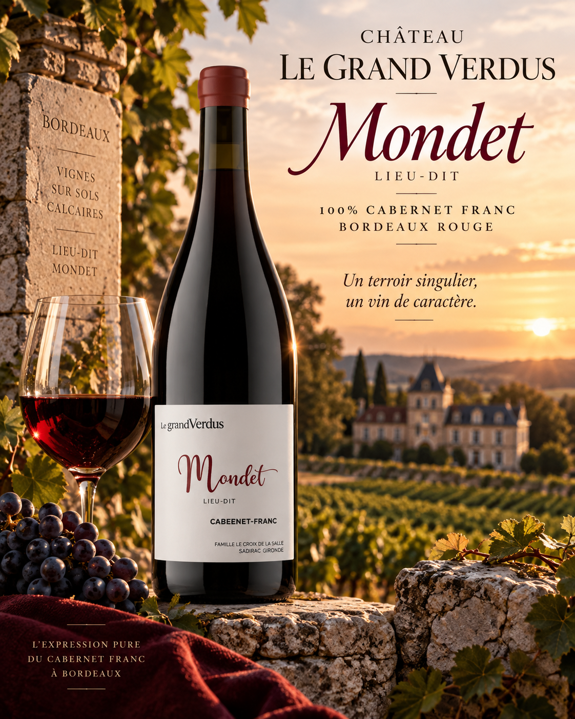 RƯỢU VANG PHÁP CHÂTEAU LE GRAND VERDUS MONDET