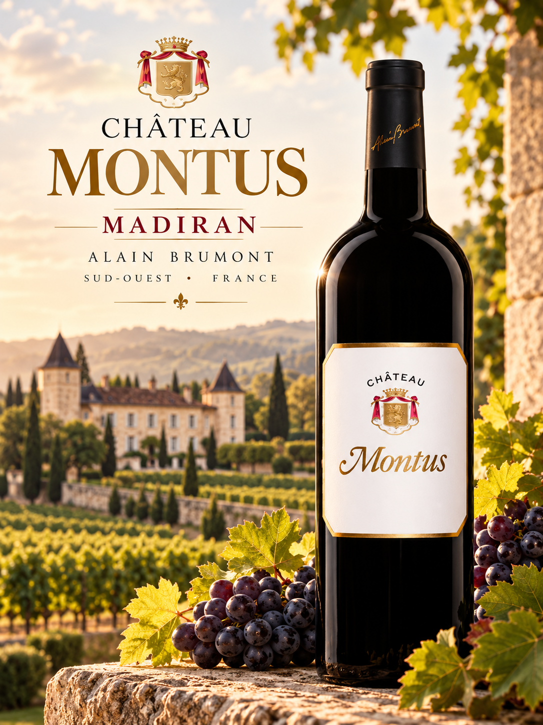 RƯỢU VANG PHÁP CHÂTEAU MONTUS MADIRAN