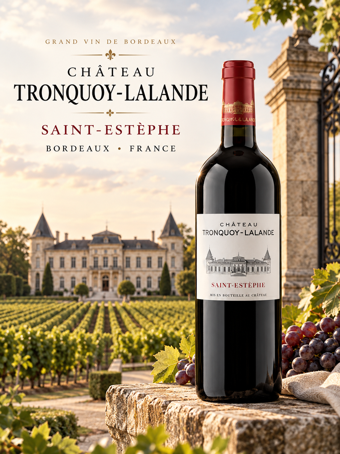 RƯỢU VANG PHÁP CHÂTEAU TRONQUOY-LALANDE SAINT-ESTÈPHE