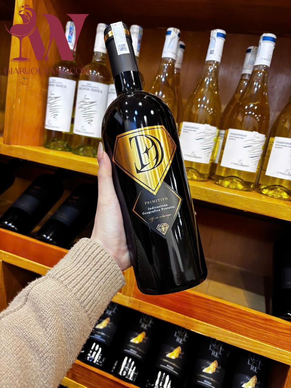 RƯỢU VANG Ý D PRIMITIVO 14,5 ĐỘ 