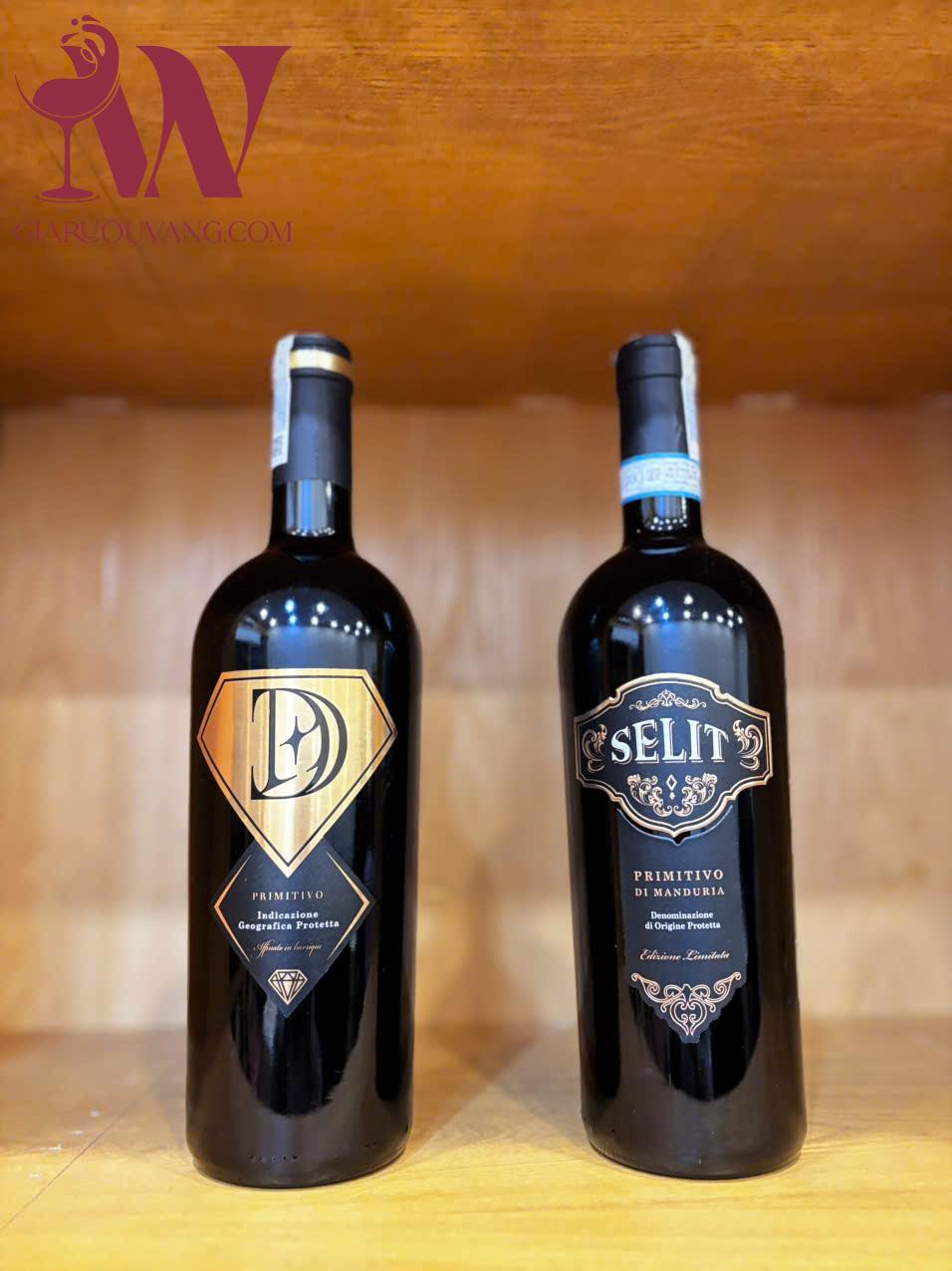 RƯỢU VANG Ý D PRIMITIVO 14,5 ĐỘ 