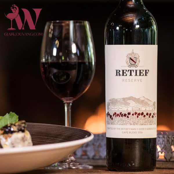 RƯỢU VANG RETIEF RESERVE CAPE BLEND