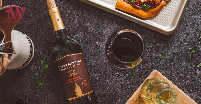 VANG MỸ ROBERT MONDAVI PRIVATE SELECTION RYE BARREL-AGED RED BLEND