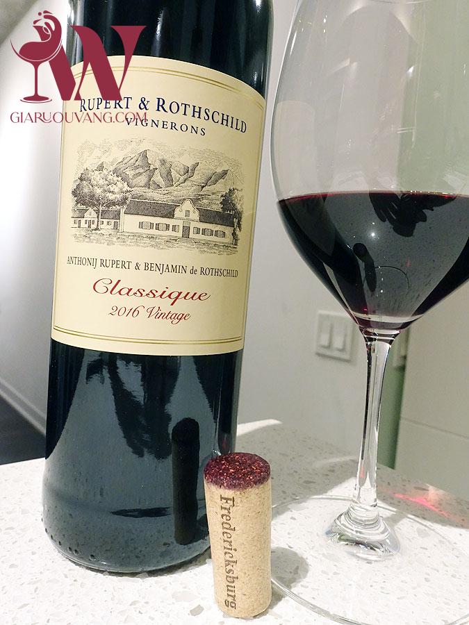 RƯỢU VANG RUPERT & ROTHSCHILD CLASSIQUE