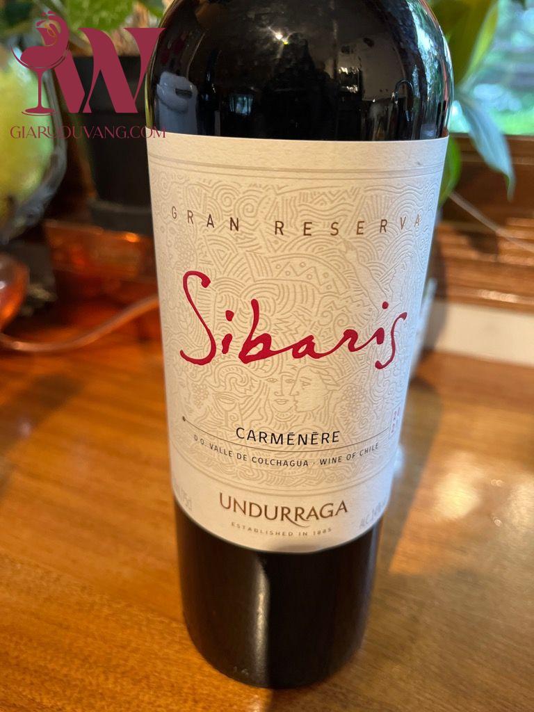 VANG CHILE SIBARIS CARMENERE UNDURRAGA