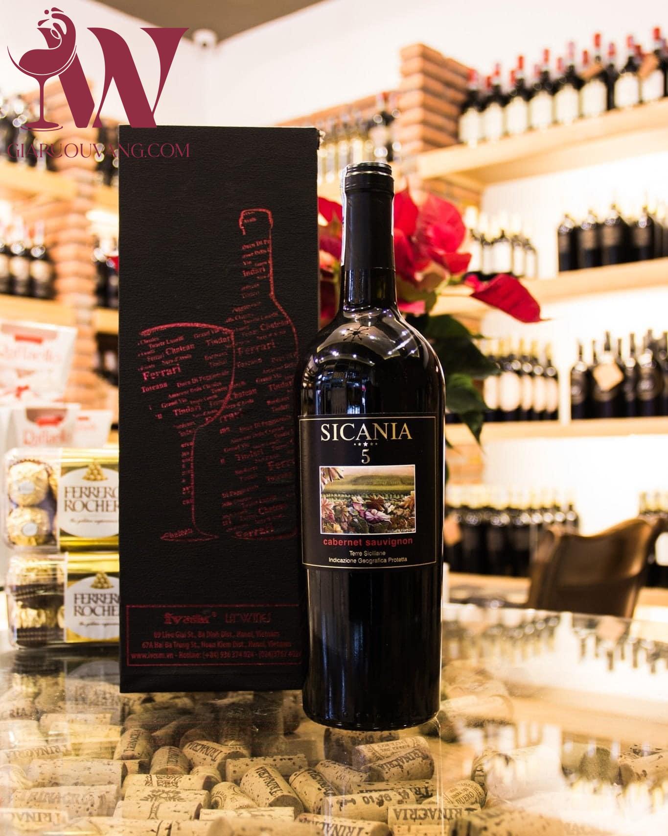 VANG Ý SICANIA CABERNET SAUVIGNON 