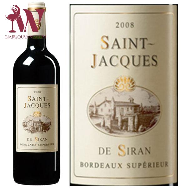 RƯỢU VANG PHÁP SAINT-JACQUES DE SIRAN