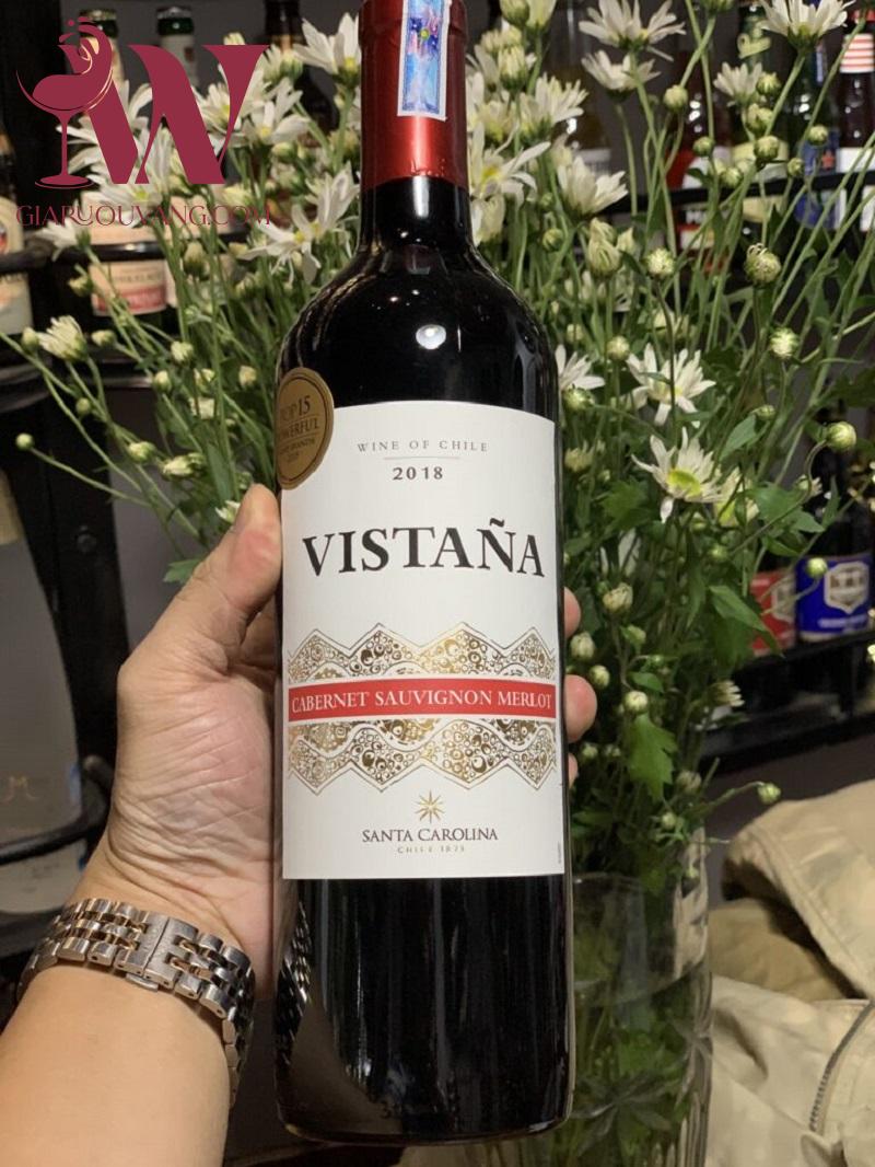VANG CHILE SANTA CAROLINA VISTANA CABERNET SAUVIGNON MERLOT