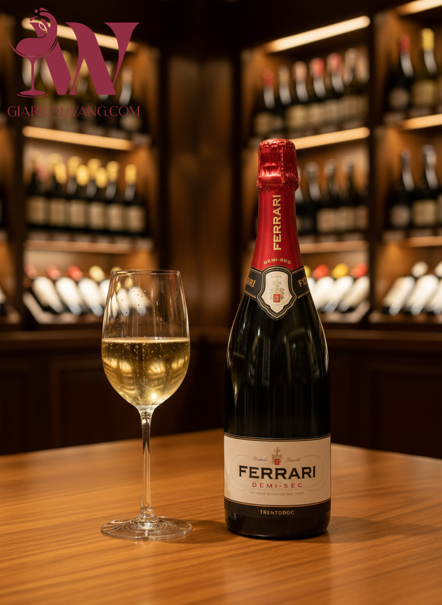 Sparkling Ferrari Demi Sec Trentodoc 2