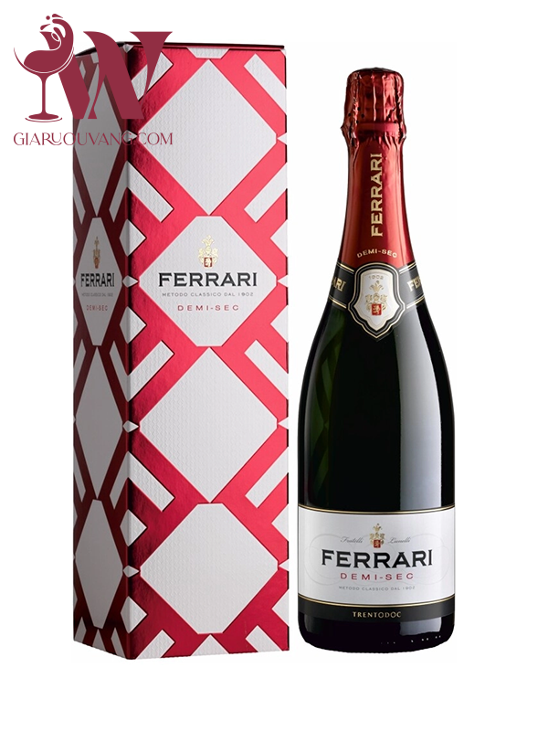 RƯỢU VANG SPARKLING FERRARI DEMI SEC TRENTODOC