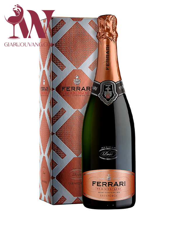 RƯỢU VANG SPARKLING FERRARI MAXIMUM ROSE TRENTODOC