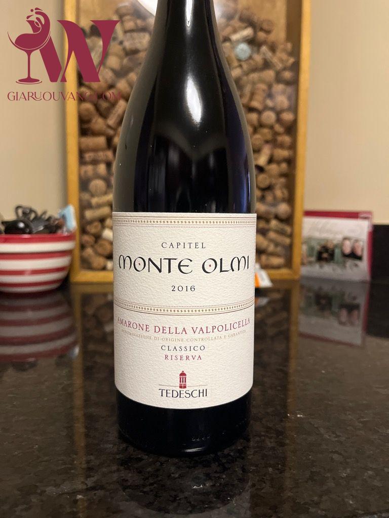 VANG Ý CAPITEL MONTE OLMI AMARONE DELLA VALPOLICELLA CLASSICO RISERVA