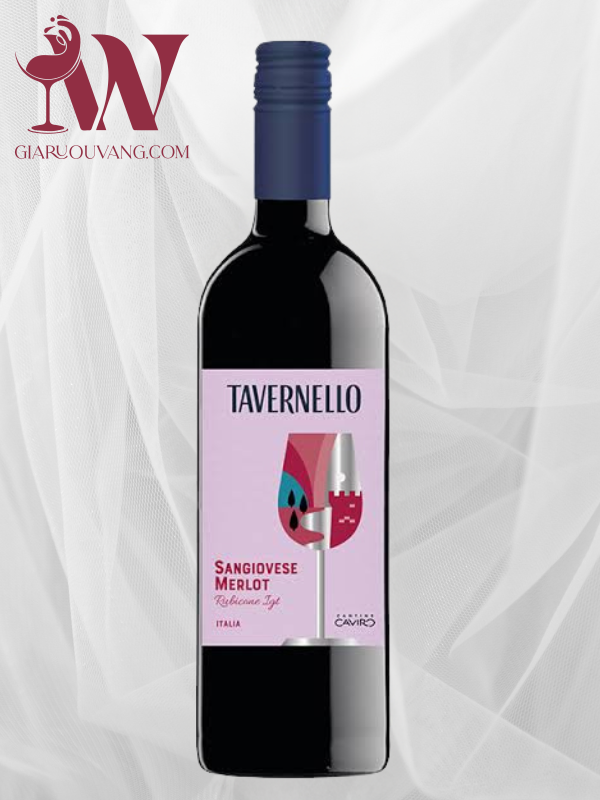 VANG Ý TAVERNELLO SANGIOVESE MERLOT RUBICONE