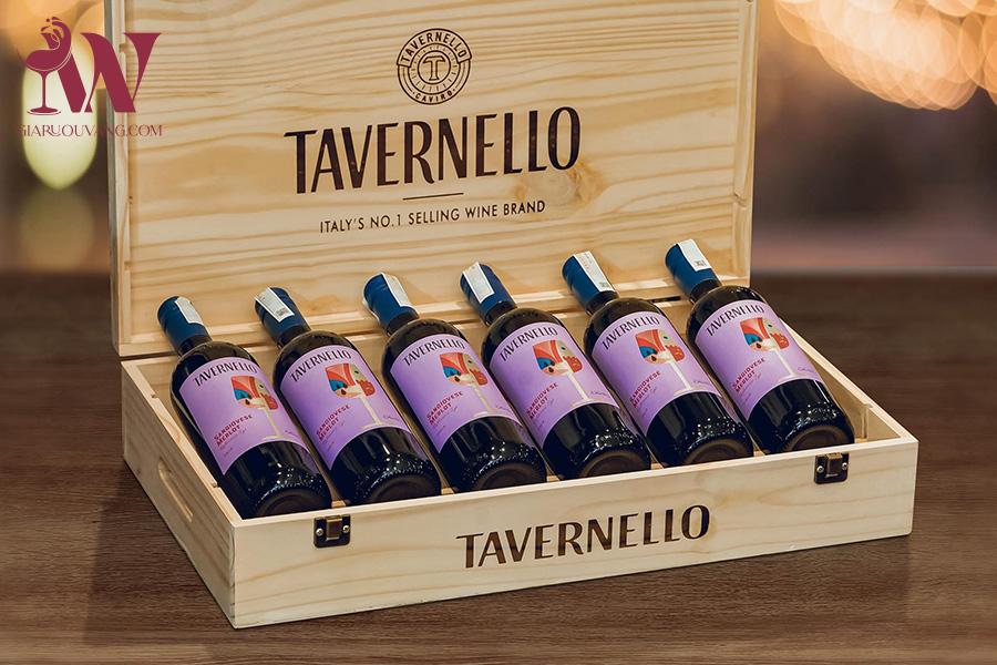 VANG Ý TAVERNELLO SANGIOVESE MERLOT RUBICONE