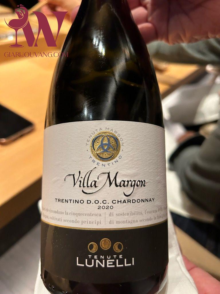 RƯỢU VANG TENUTE LUNELLI VILLA MARGON TRENTINO CHARDONNAY