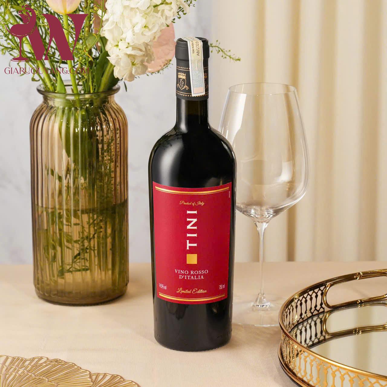 VANG Ý TINI VINO ROSSO D’ITALIA LIMITED EDITION