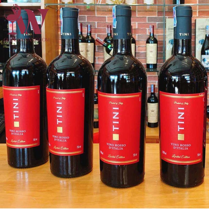 VANG Ý TINI VINO ROSSO D’ITALIA LIMITED EDITION