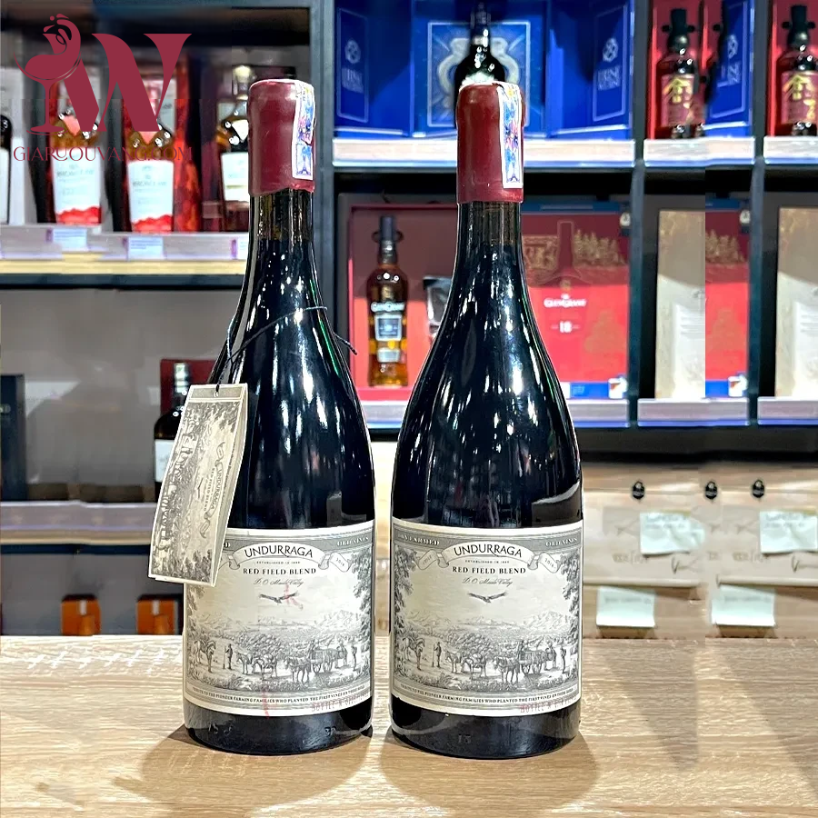 VANG CHILE UNDURRAGA RED FIELD BLEND 14 ĐỘ-RẺ