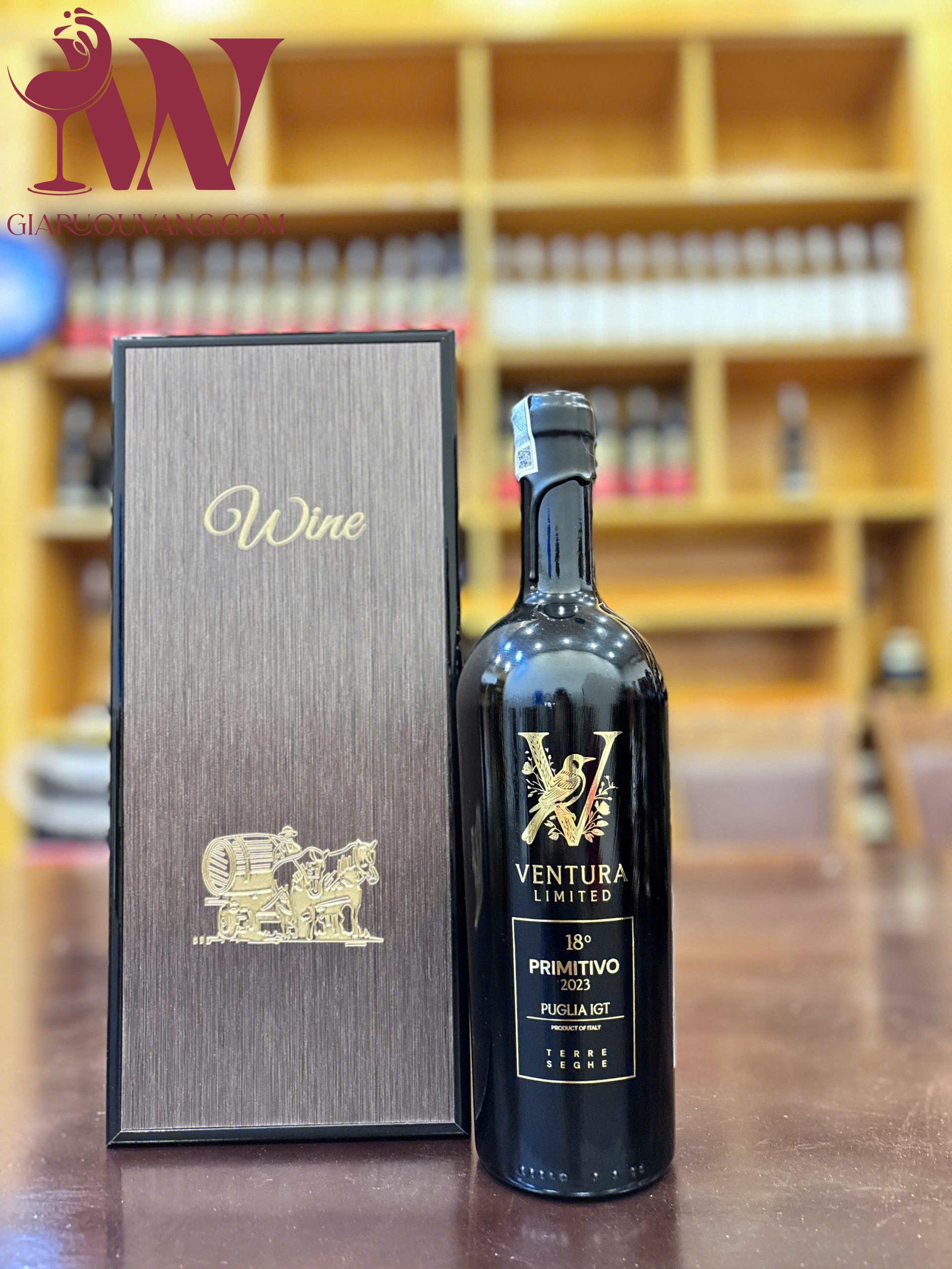 VANG Ý V VENTURA LIMITED 18 ĐỘ PRIMITIVO