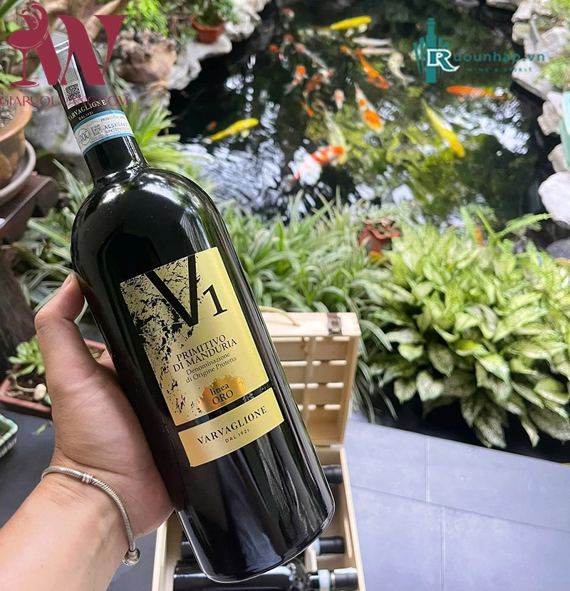 VANG Ý V1 PRIMITIVO DI MANDURIA 14,5 ĐỘ