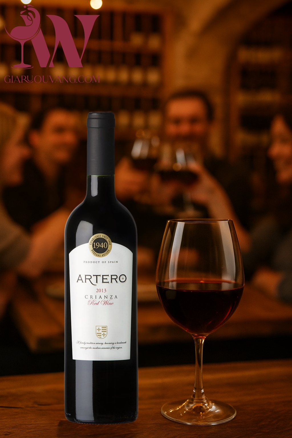  RƯỢU VANG BODEGAS ARTERO TEMPRANILLO 13 ĐỘ RẺ NHẤT 