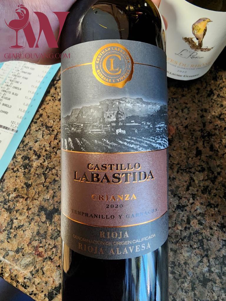 RƯỢU VANG CASTILLO LABASTIDA CRIANZA 14 ĐỘ RẺ NHẤT