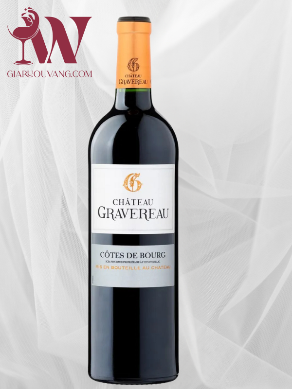 VANG PHÁP CHATEAU GRAVEREAU COTES DE BOURG 15 ĐỘ