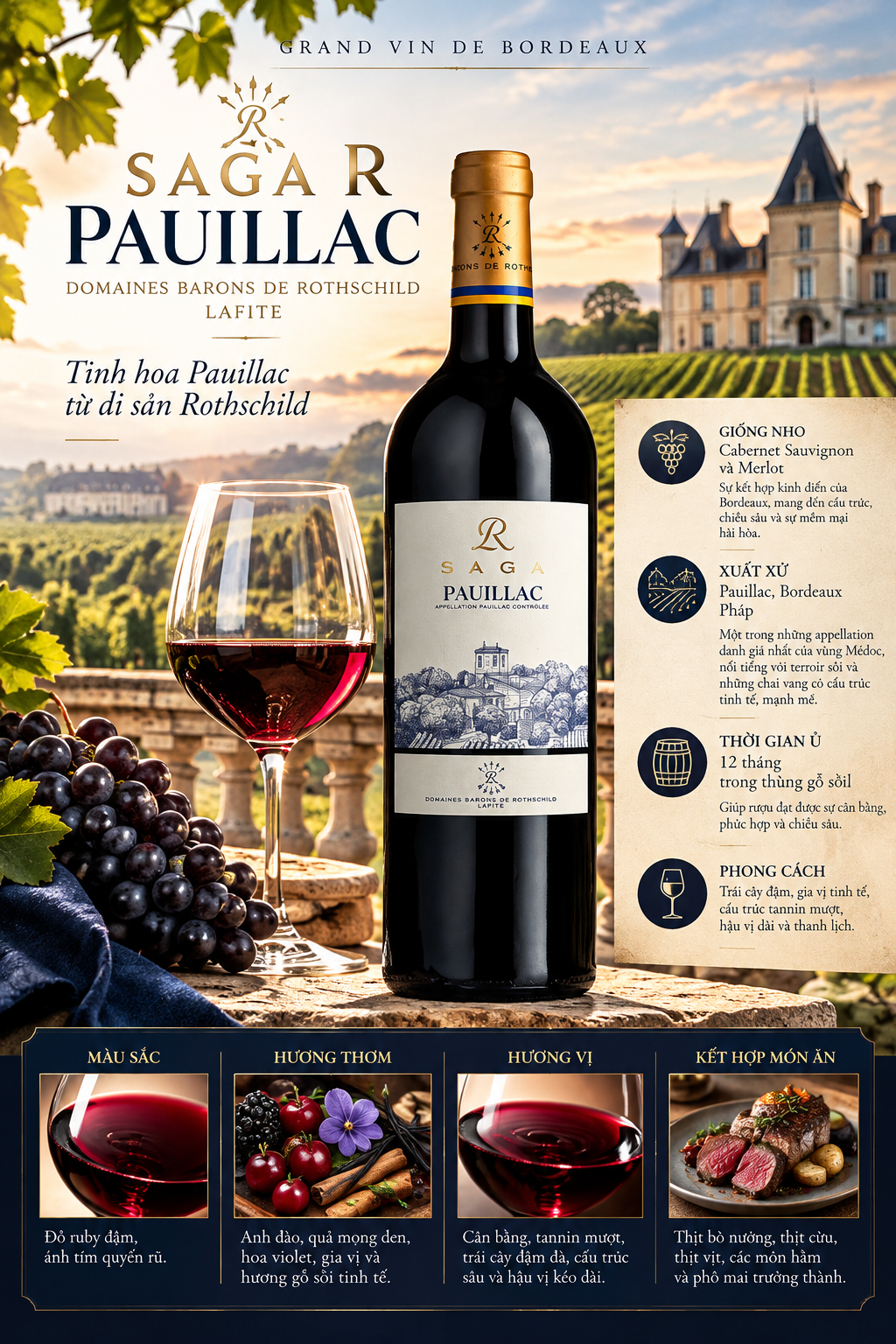VANG PHÁP SAGA R PAUILLAC