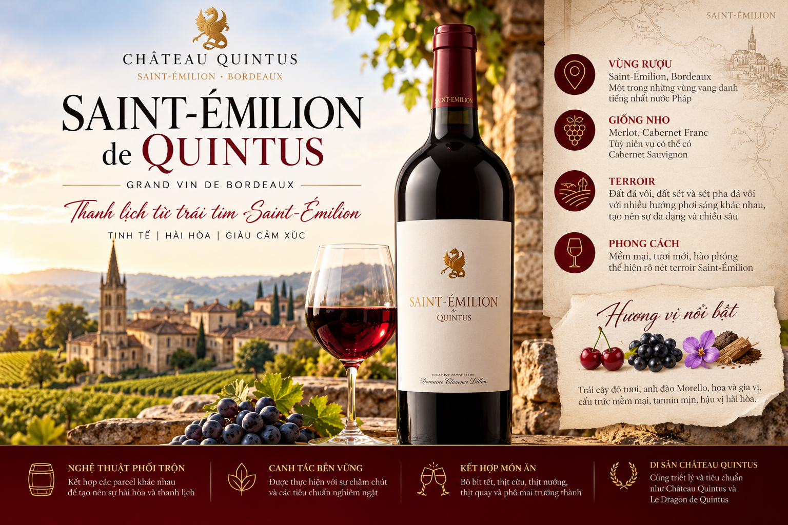 VANG SAINT-ÉMILION DE QUINTUS