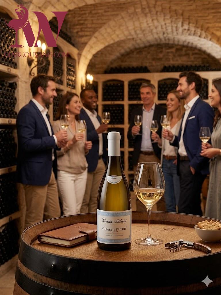 VANG TRẮNG CHARTRON ET TRÉBUCHET CHABLIS 1ER CRU