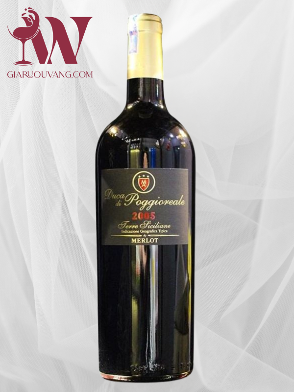 VANG Ý DUCA DI POGGIOREALE MERLOT-RẺ