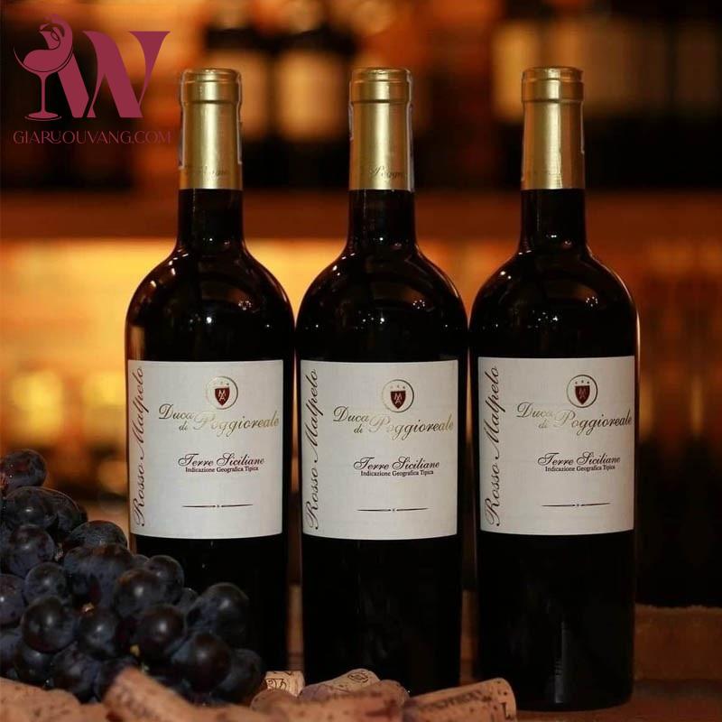 VANG Ý DUCA DI POGGIOREALE ROSSO MALPELO 