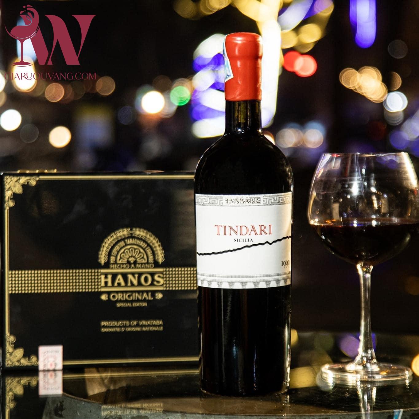 RƯỢU VANG Ý TINDARI SICILIA 1999