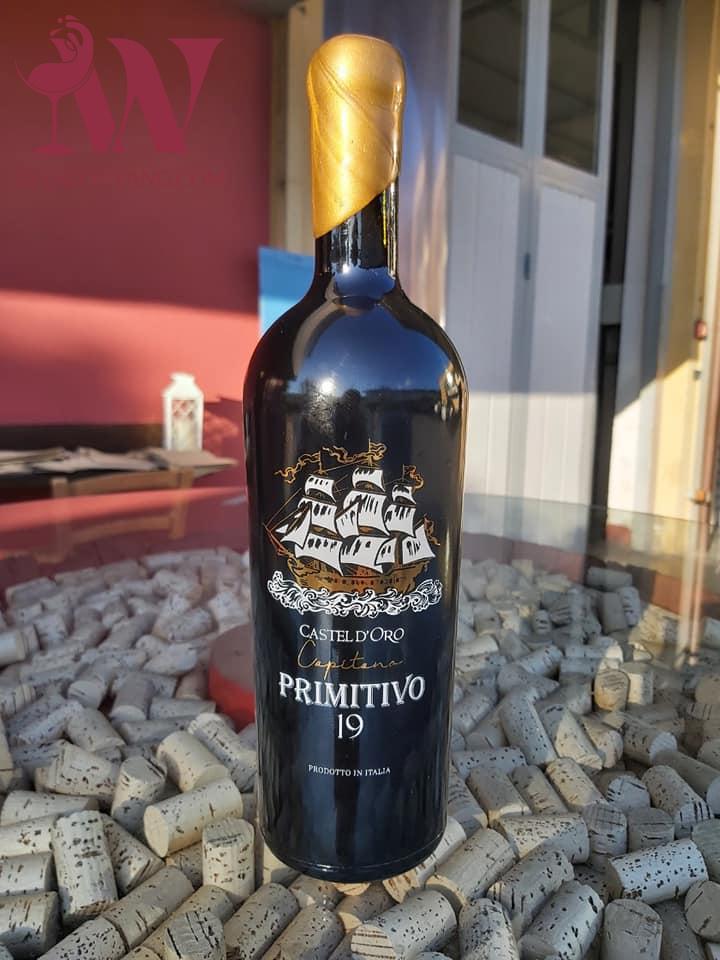 RƯỢU VANG Ý CASTEL D'ORO PRIMITIVO 19 ĐỘ