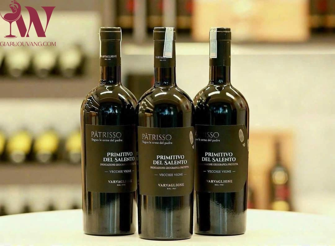 VANG Ý PATRISSO PRIMITIVO DEL SALENTO 18,5 ĐỘ